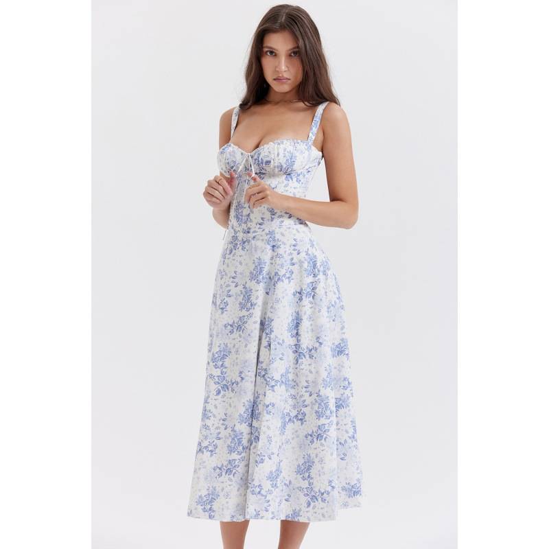 Kiana - Vestido midi cinturón