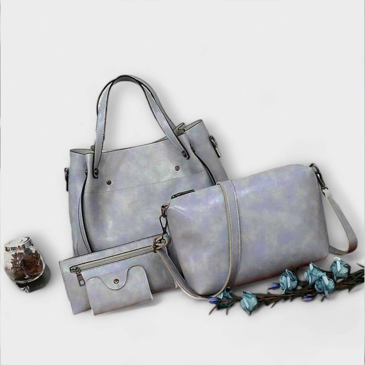 Flint - Set de 4 bolsos vintage