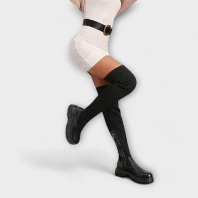 Botines por encima de la rodilla