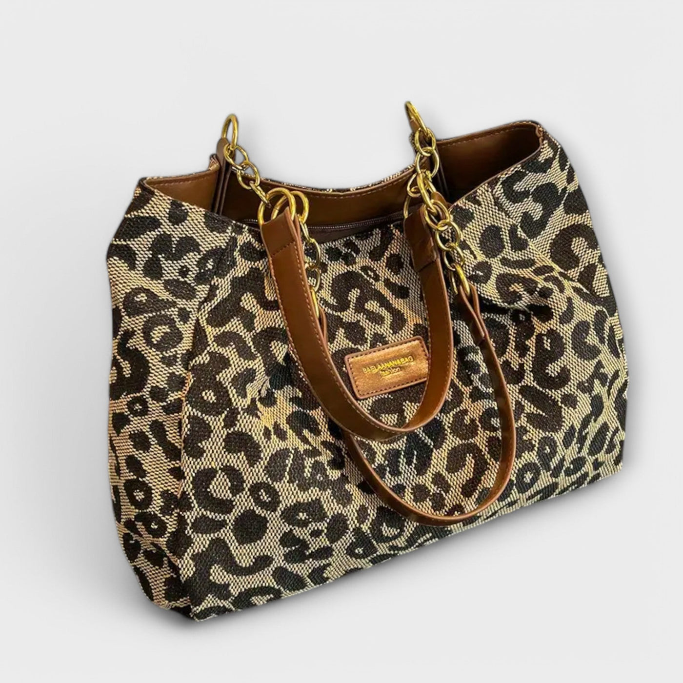 Flint - Bolso de lona de leopardo