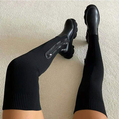 Botines por encima de la rodilla