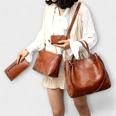Flint - Set de 4 bolsos vintage