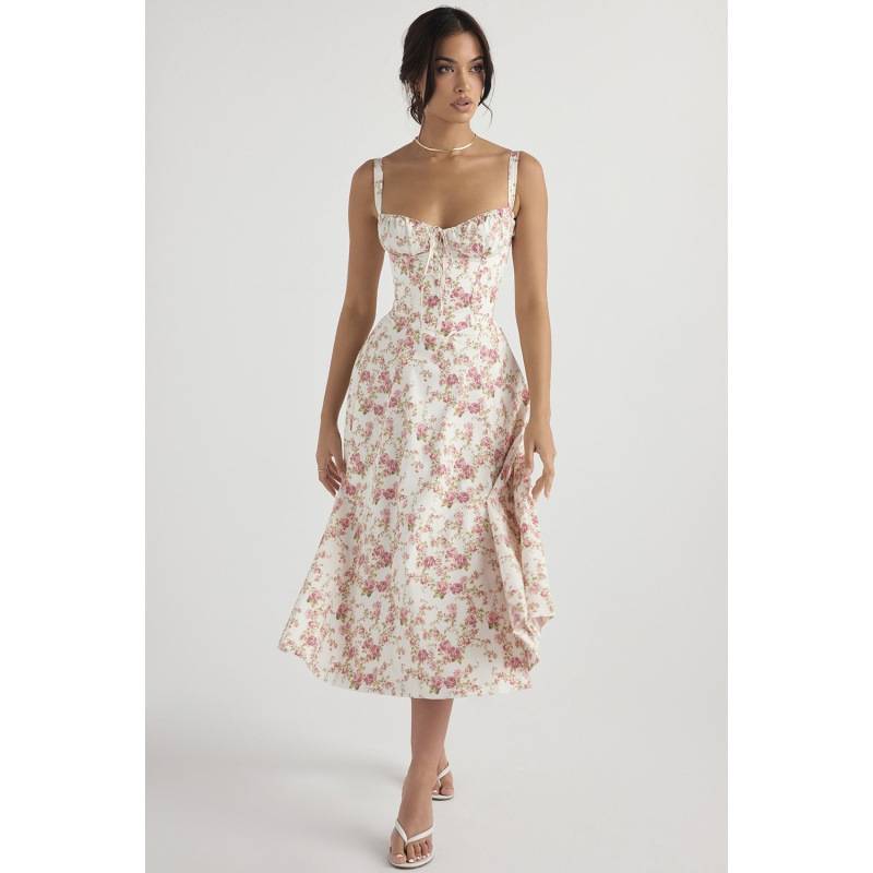 Kiana - Vestido midi cinturón