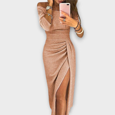 Lena - Elegante vestido tipo strapless
