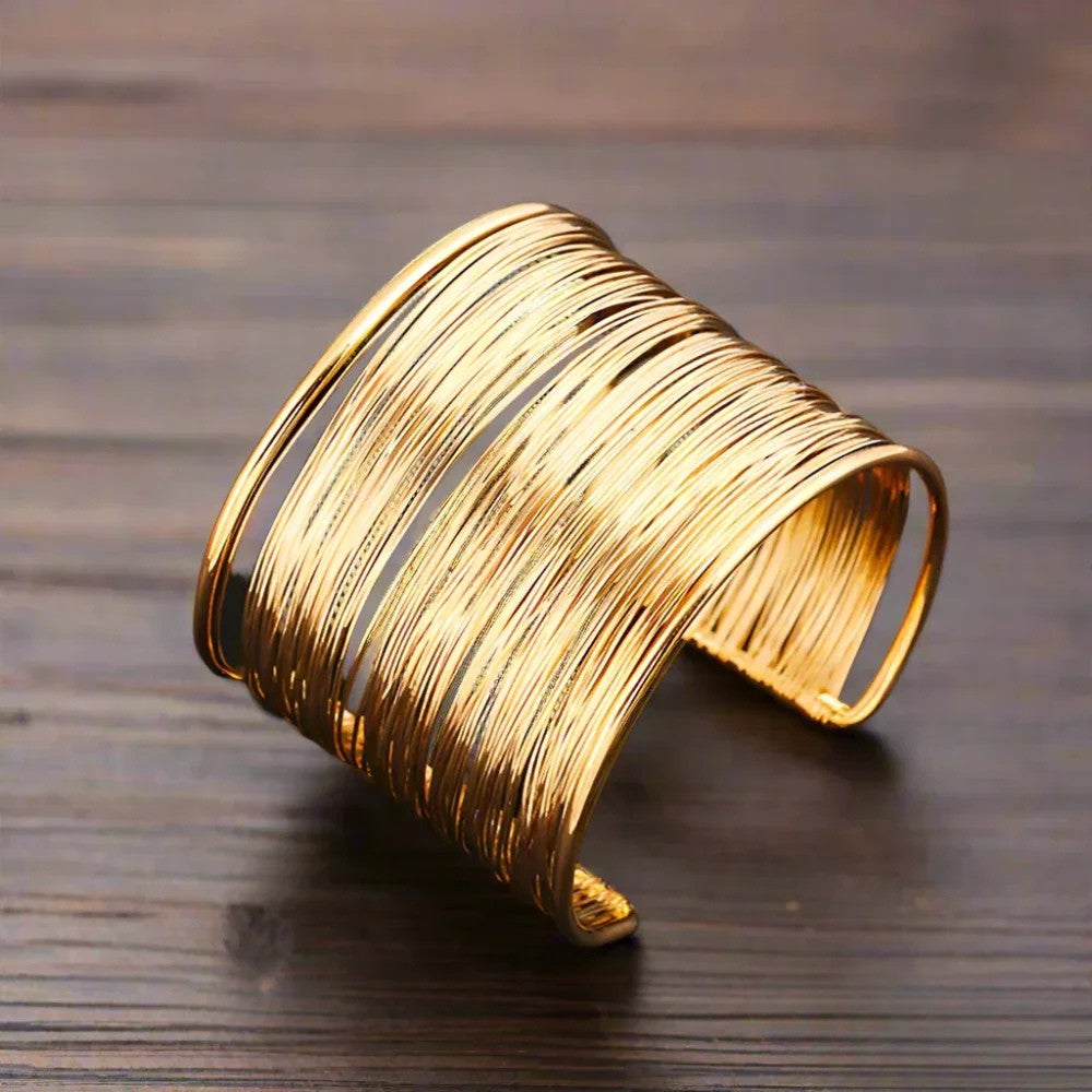 Pulsera Retro en Oro