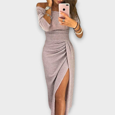 Lena - Elegante vestido tipo strapless
