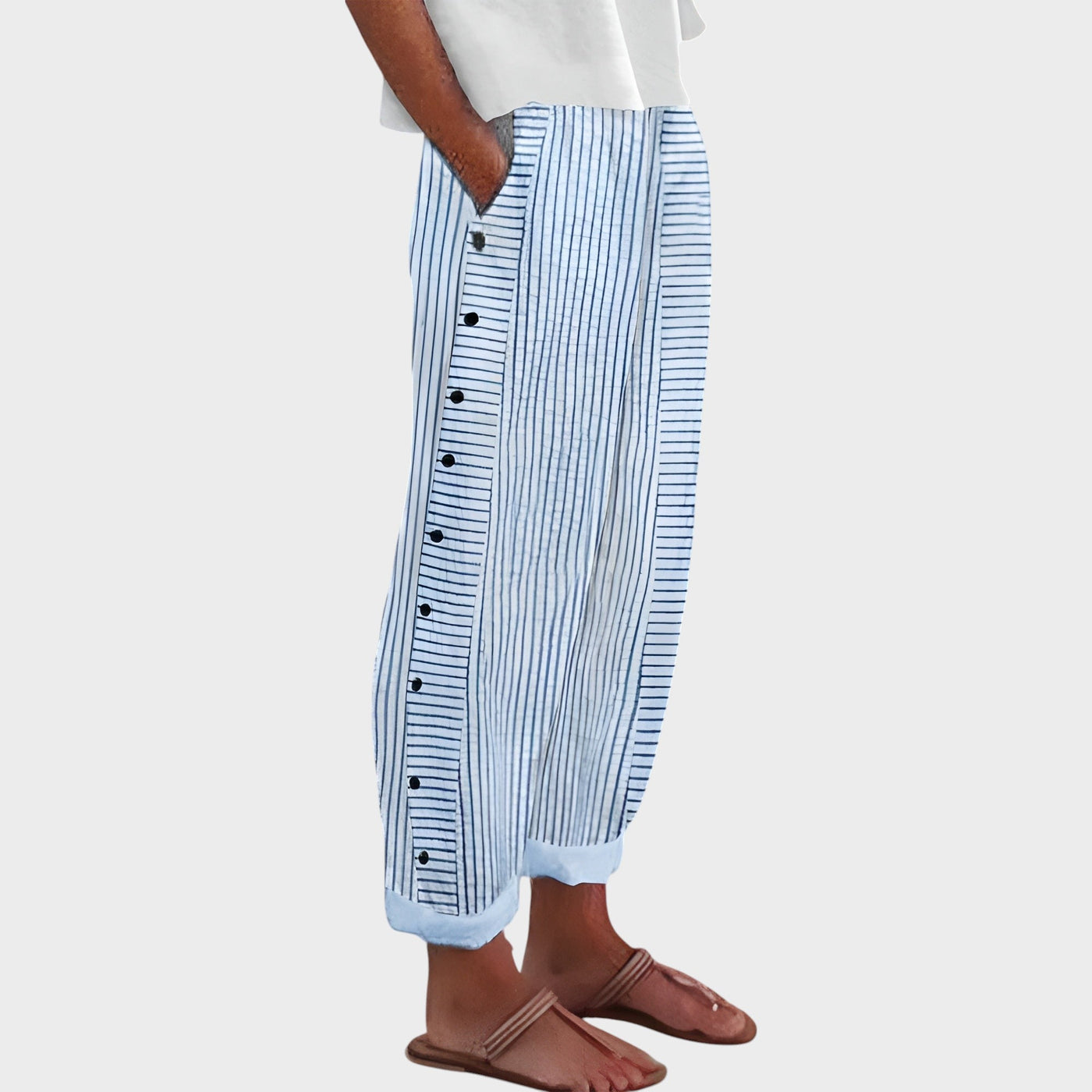 Sandrine - Pantalón de lino