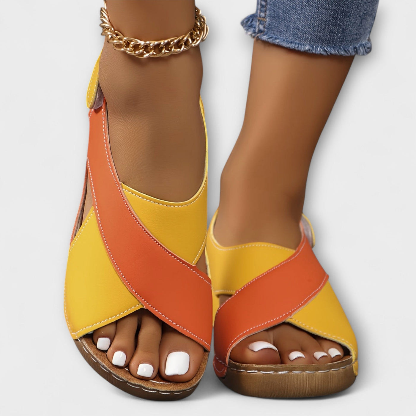 Aby - Sandalias ortopédicas transpirables para senderismo para mujer