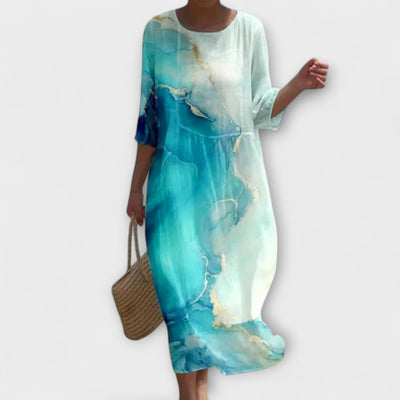 Miranda - Vestido largo floral con estilo
