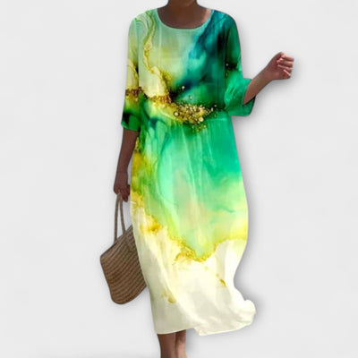 Miranda - Vestido largo floral con estilo