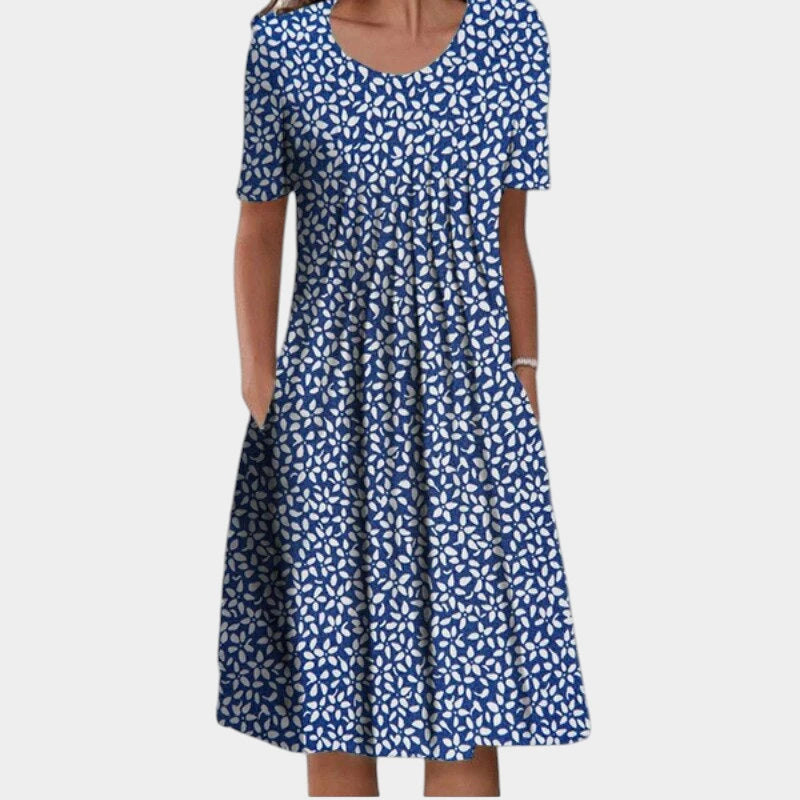 Sofia™ | Vestido Floral con Bolsillos, Estiloso y Casual