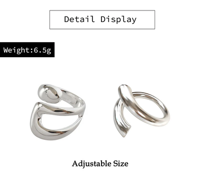 Anillo ajustable elegante