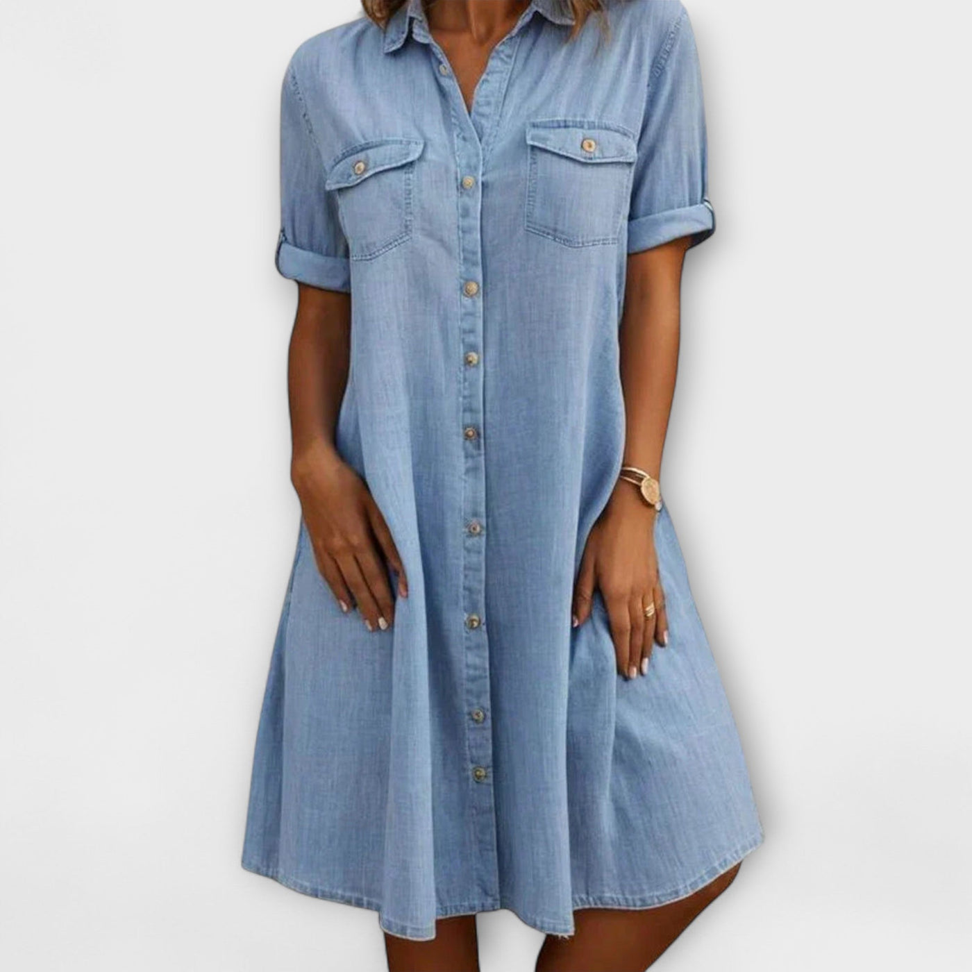 Vestido Casual Estilo A-Linien