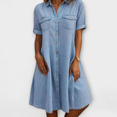 Vestido Casual Estilo A-Linien