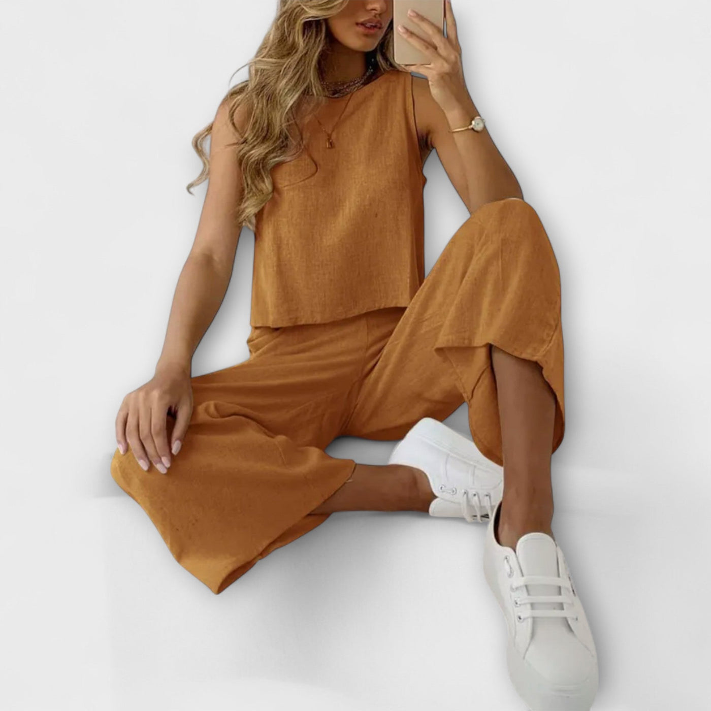 Conjunto de lino en dúo
