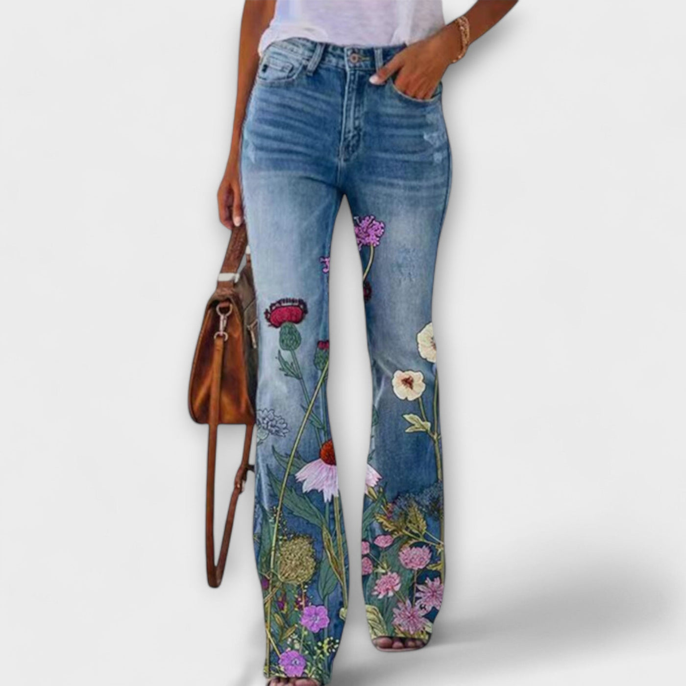 Manguera con flores