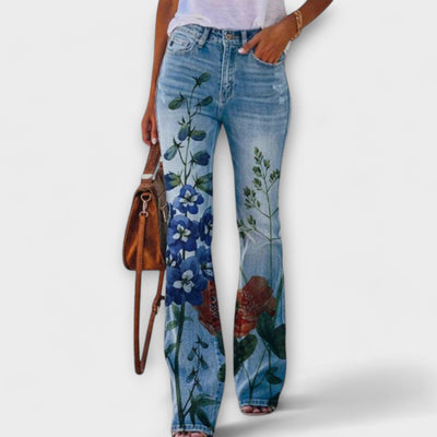Manguera con flores