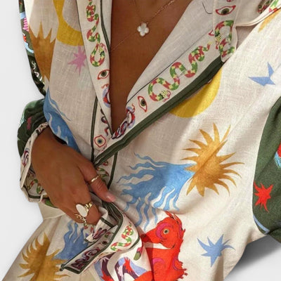 Stella - Conjunto femenino elegante de dos piezas