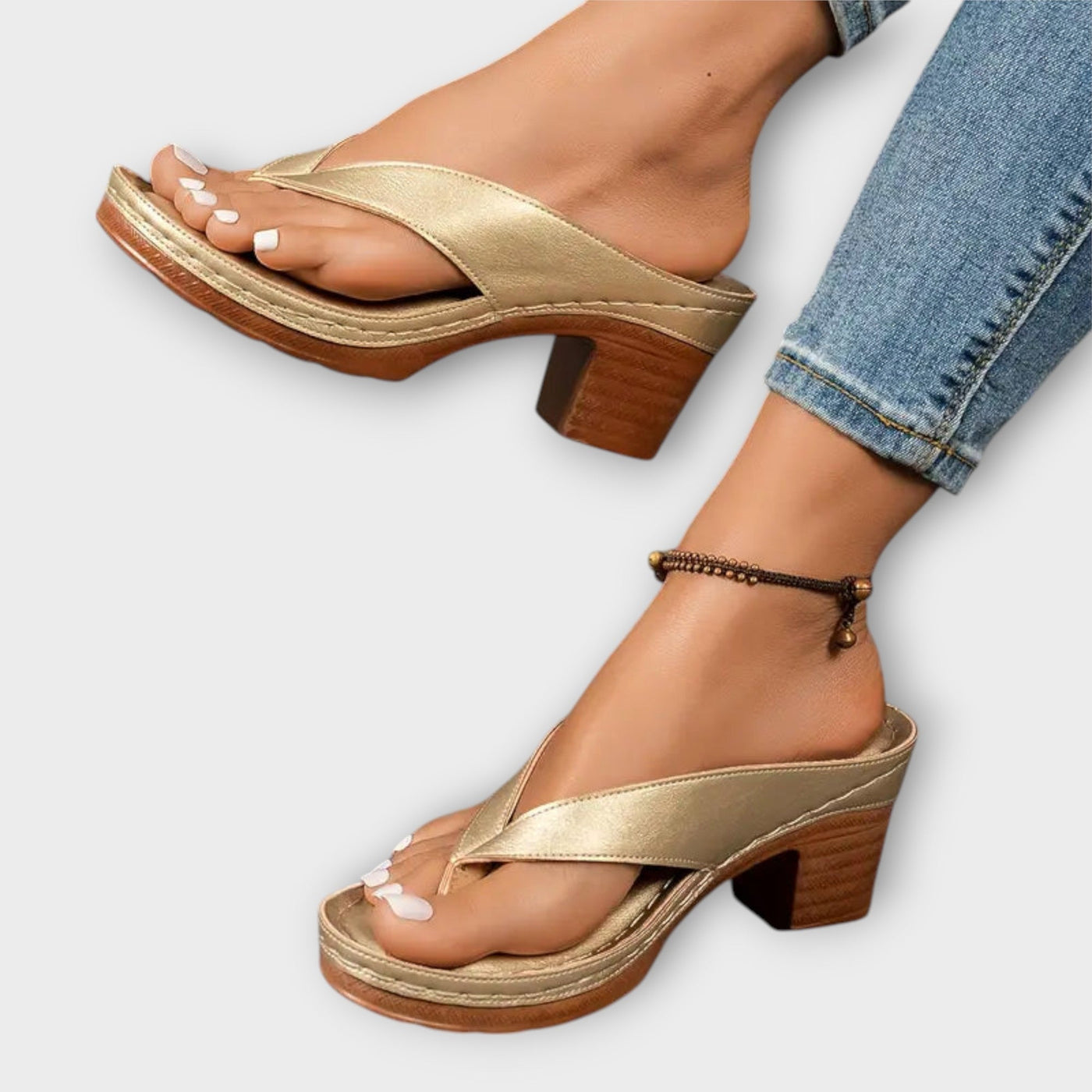 Emily - Zapatillas de tacón ortopédico