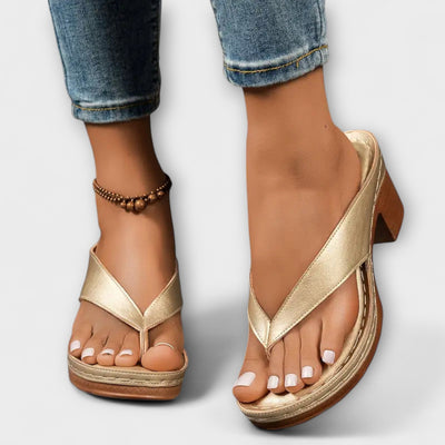 Emily - Zapatillas de tacón ortopédico