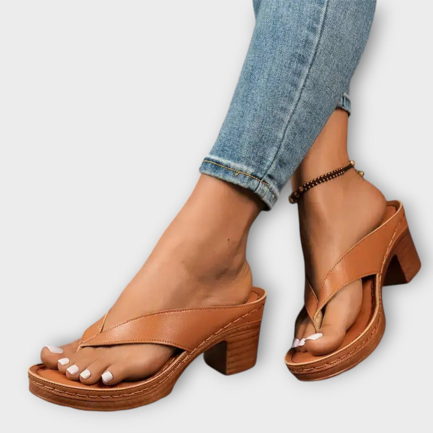 Emily - Zapatillas de tacón ortopédico