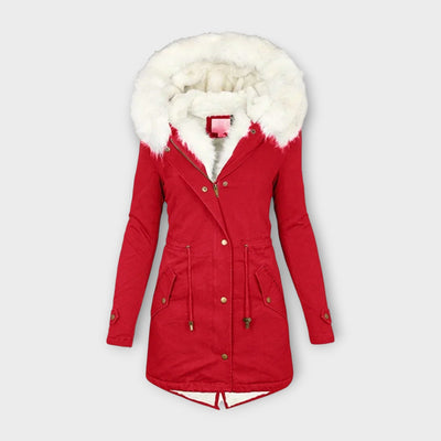 Ivara - Chaqueta de invierno impermeable y forrada de peluche