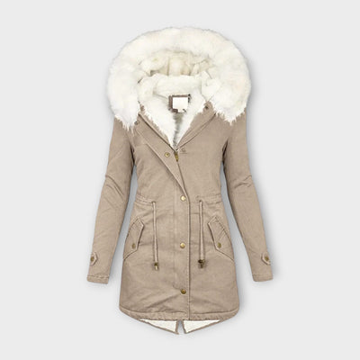 Ivara - Chaqueta de invierno impermeable y forrada de peluche