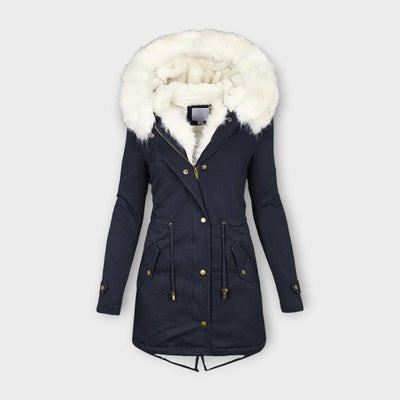 Ivara - Chaqueta de invierno impermeable y forrada de peluche