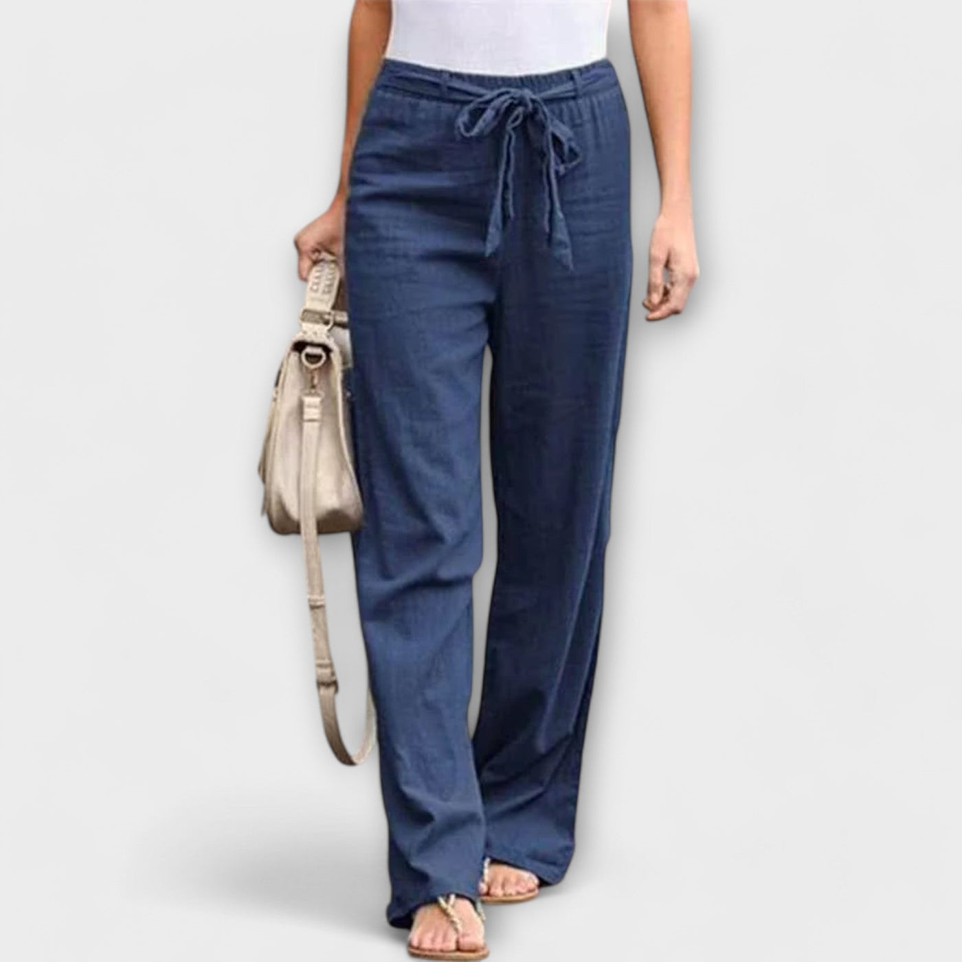Loreen - Pantalones ligeros de lino
