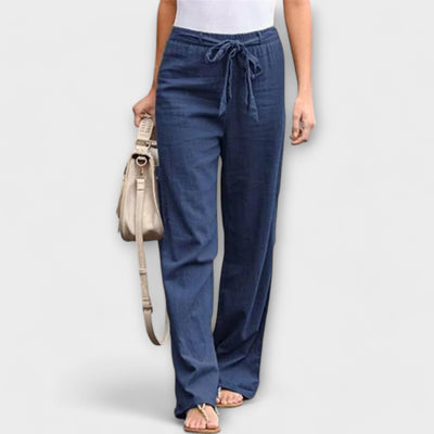 Loreen - Pantalones ligeros de lino