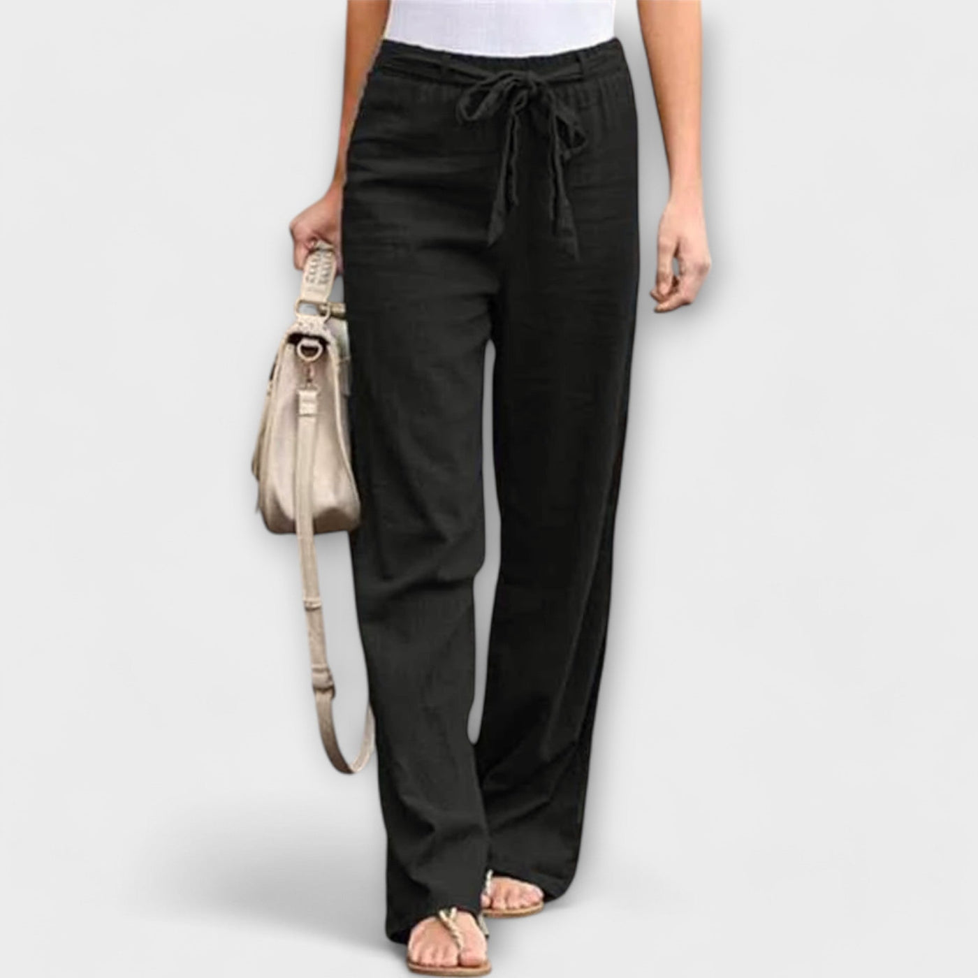 Loreen - Pantalones ligeros de lino