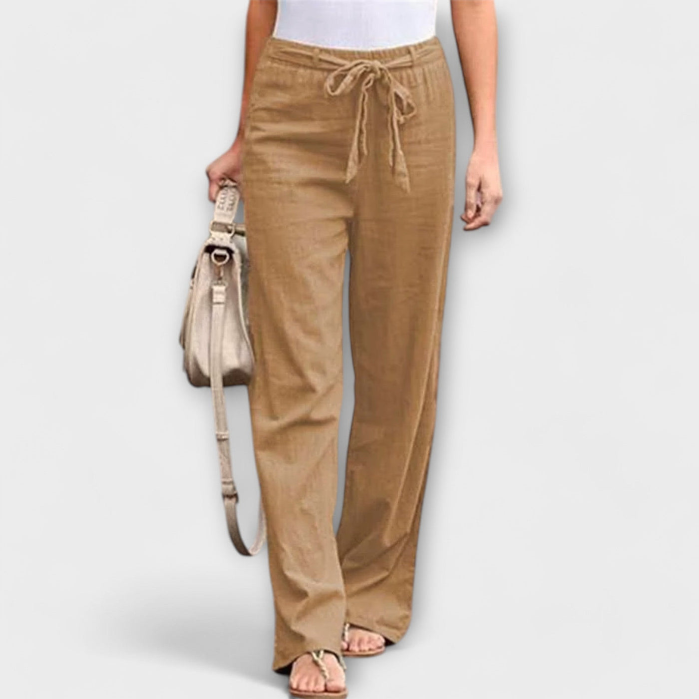 Loreen - Pantalones ligeros de lino