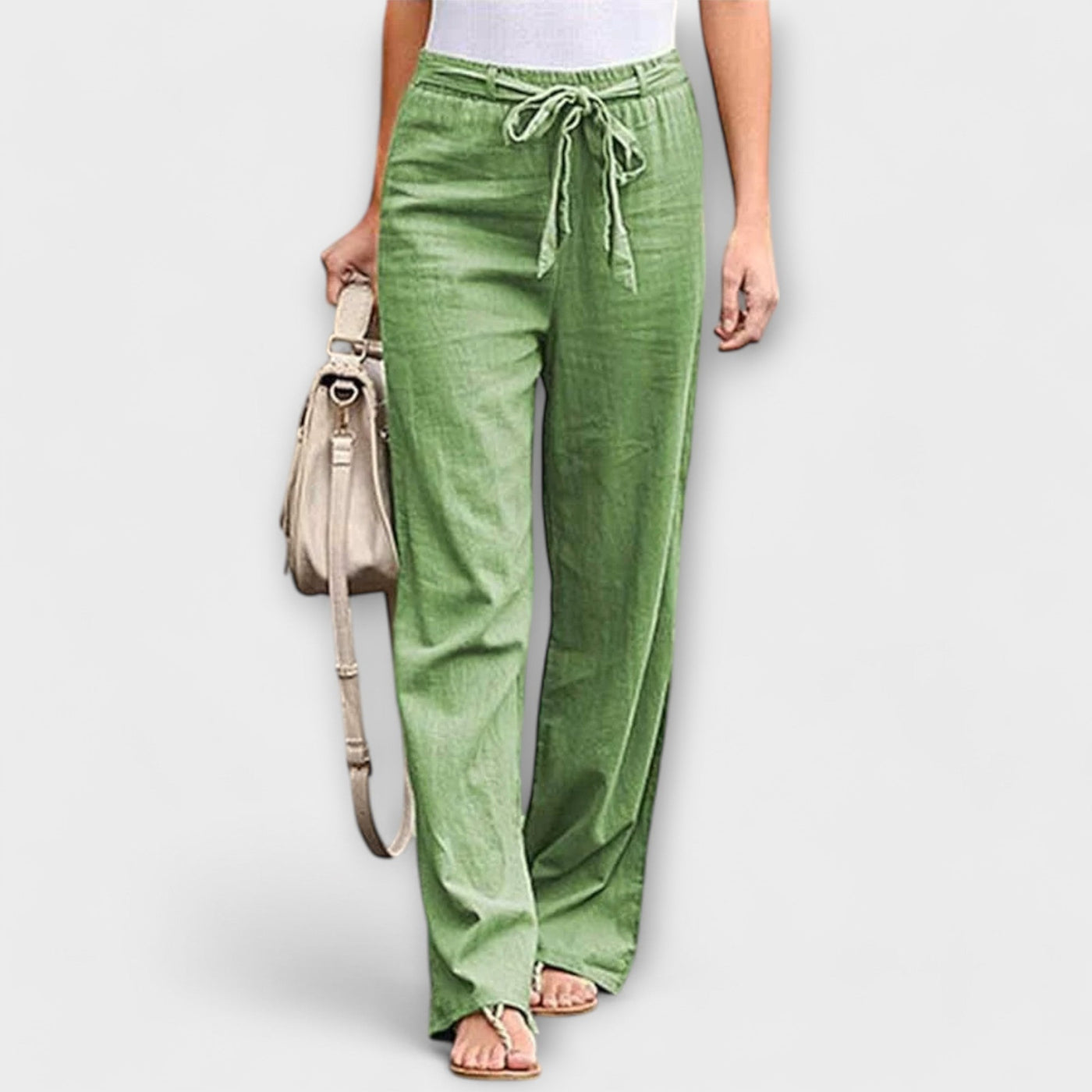Loreen - Pantalones ligeros de lino
