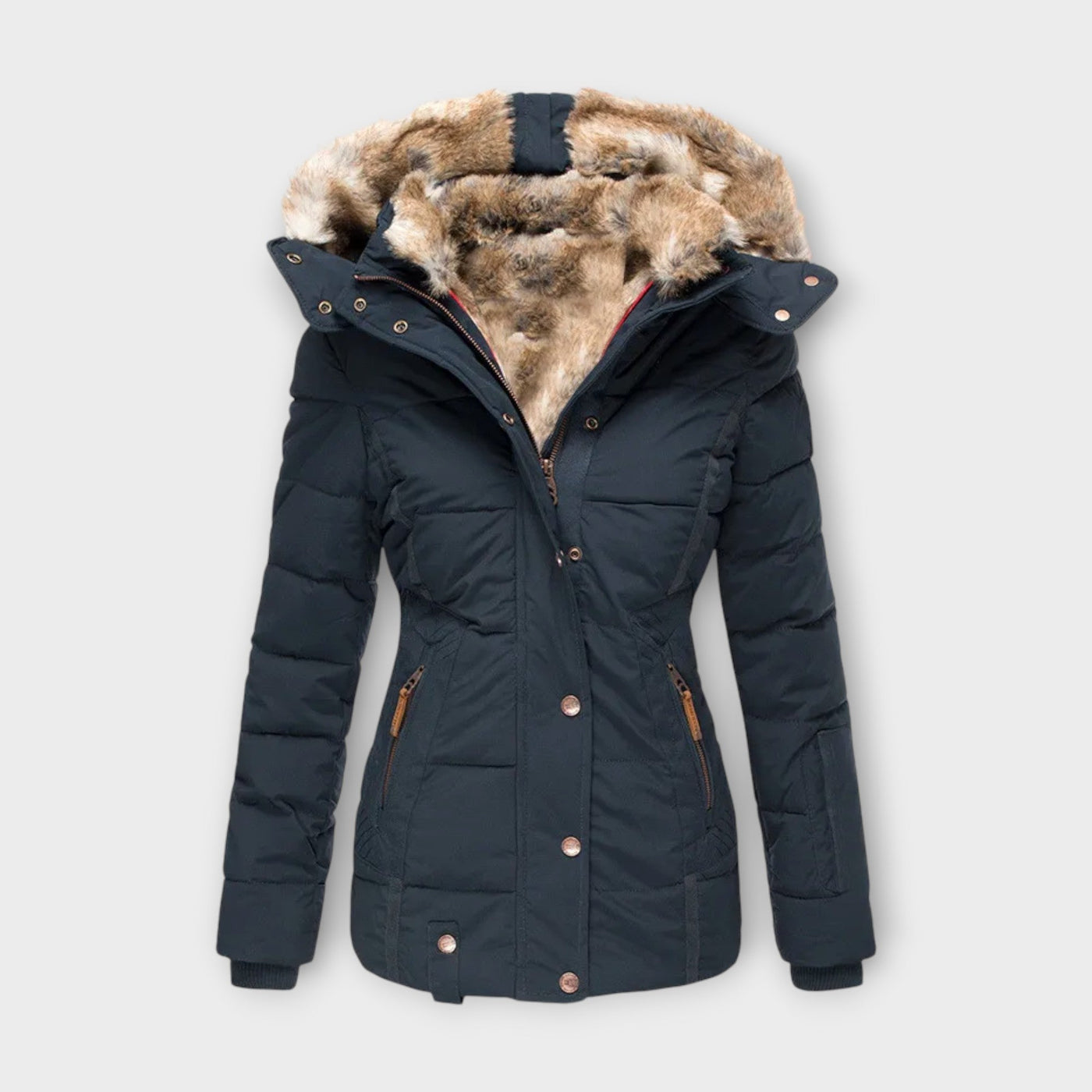 Emine - Chaqueta de forro de felpa cálido