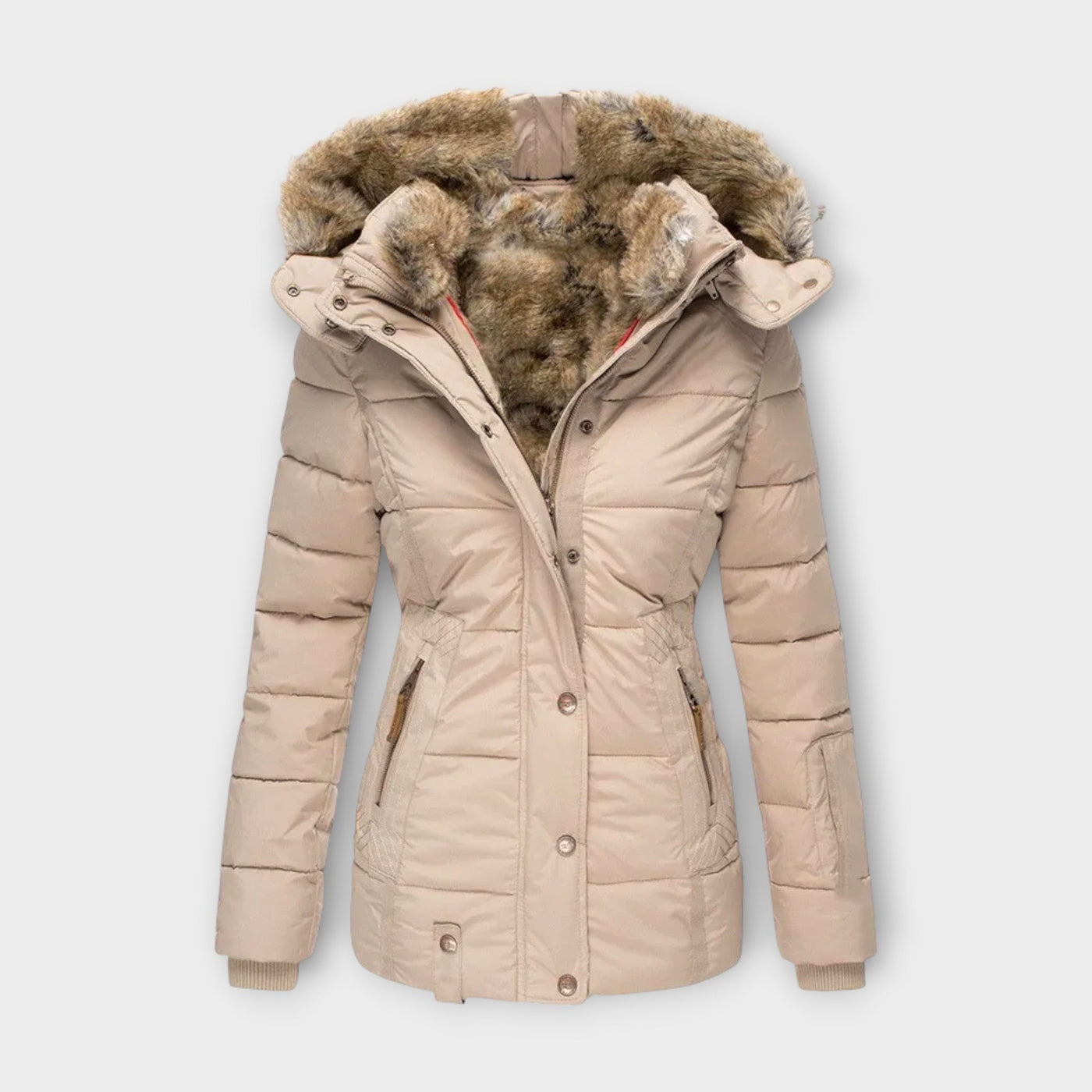 Emine - Chaqueta de forro de felpa cálido