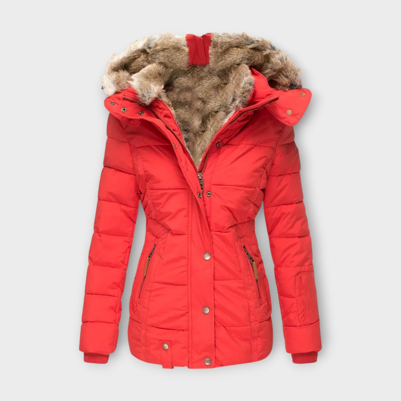 Emine - Chaqueta de forro de felpa cálido