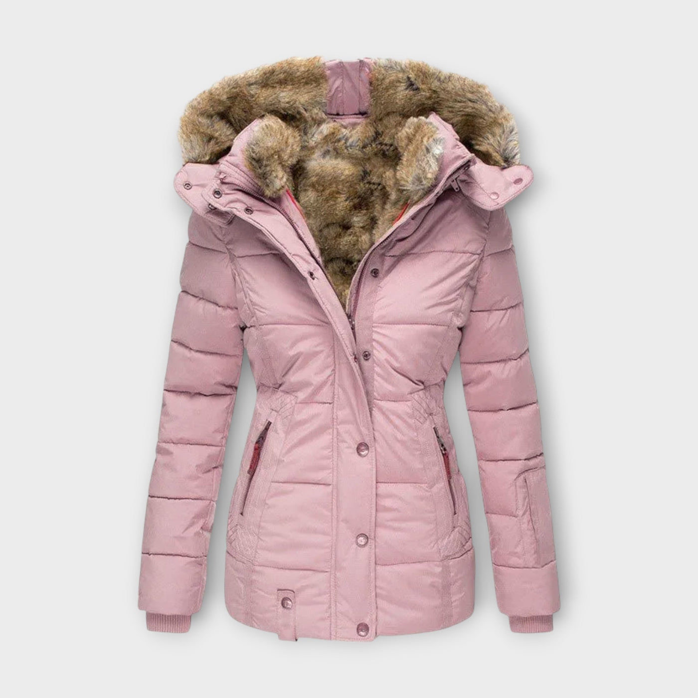 Emine - Chaqueta de forro de felpa cálido