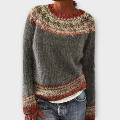 Suéter de punto vintage para dama