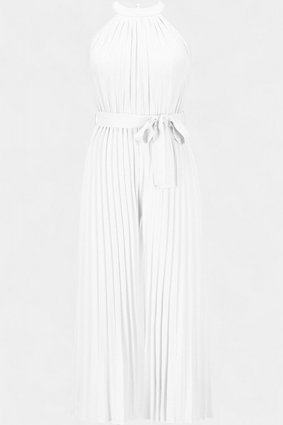 Patrizia Mono Palazzo Plisado con Cuello Halter