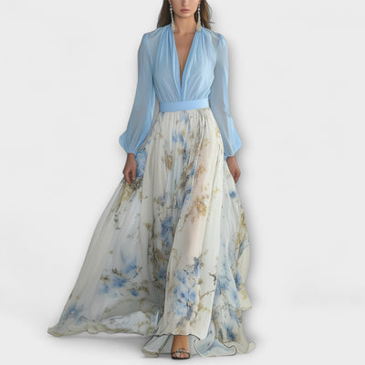 Harper - Vestido largo de flores