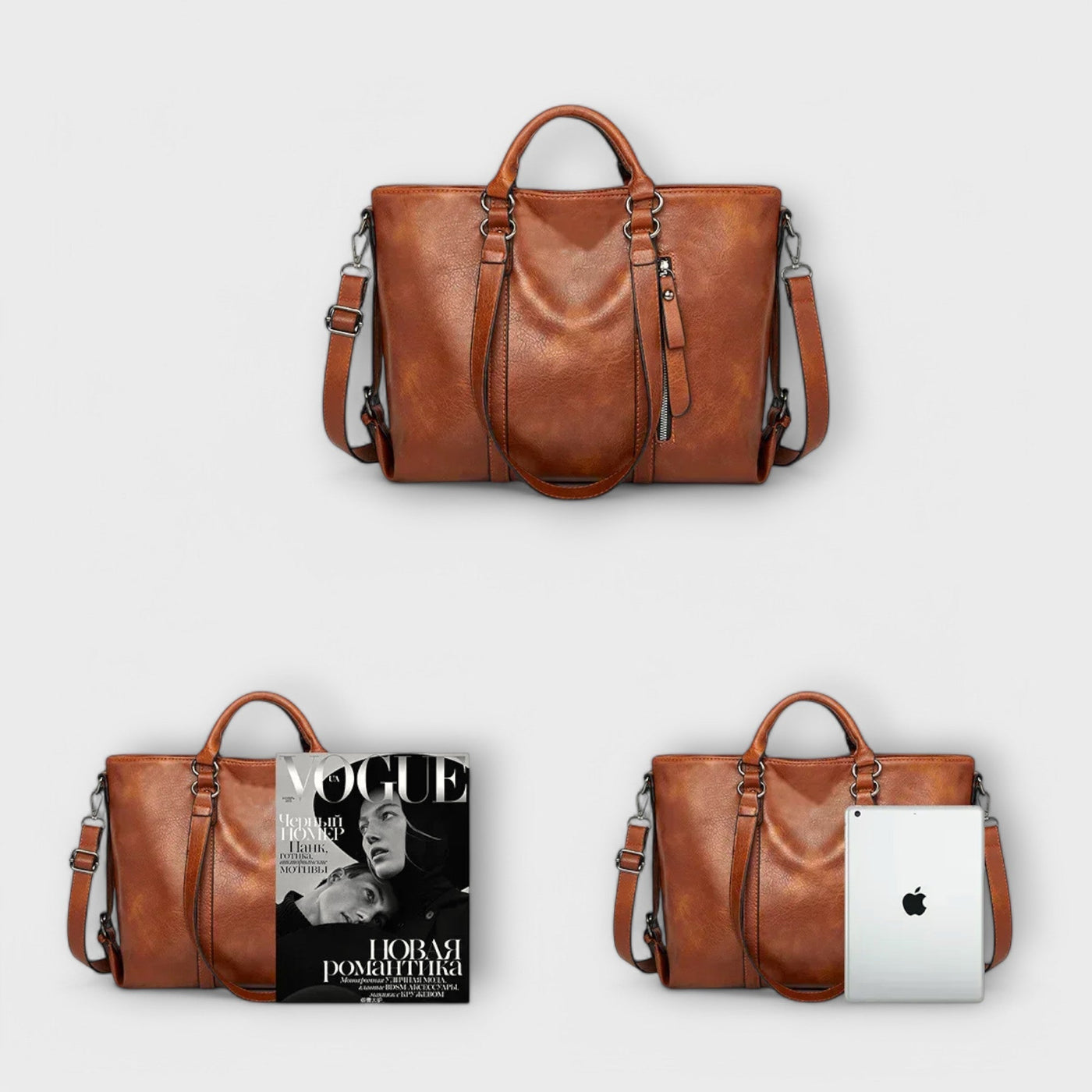 Flint - Bolso grande de piel