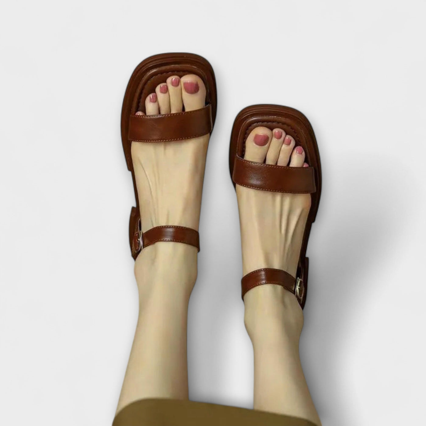 Elsen - Sandalias de Cuero Juneya