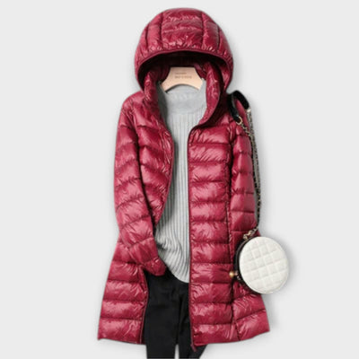 Annika - Chaqueta de plumas ultraligera e impermeable
