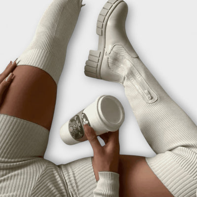 Botines por encima de la rodilla