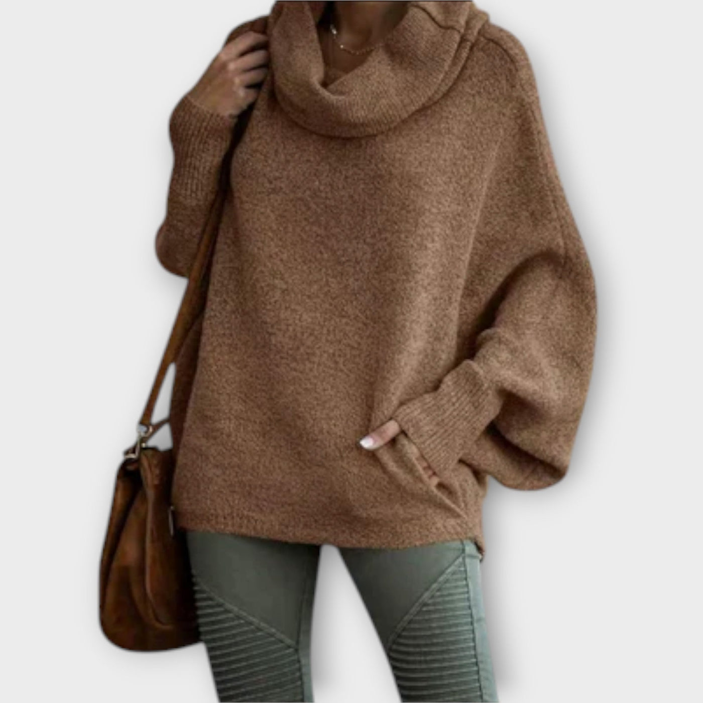 Ulrike - Elegante suéter para mujer en patrón de carey