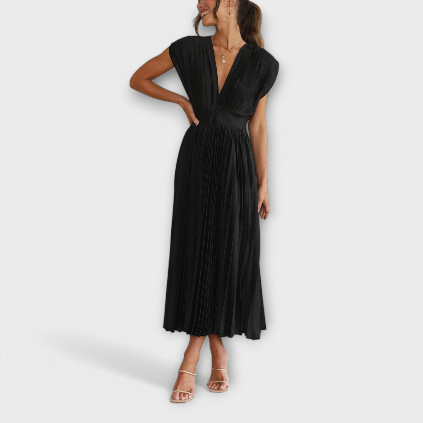 Maria - Vestido plisado con estilo