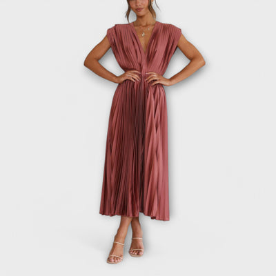 Maria - Vestido plisado con estilo