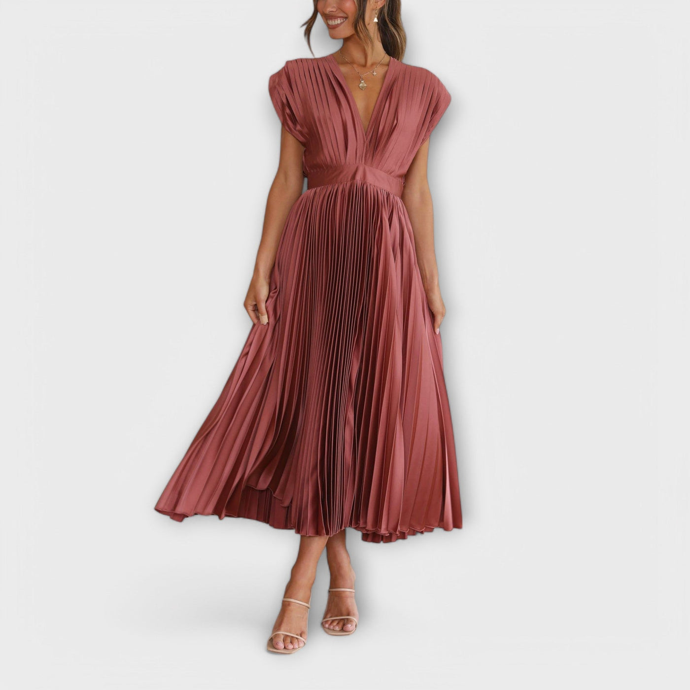 Maria - Vestido plisado con estilo