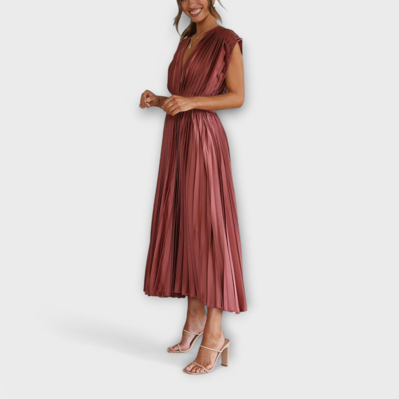 Maria - Vestido plisado con estilo