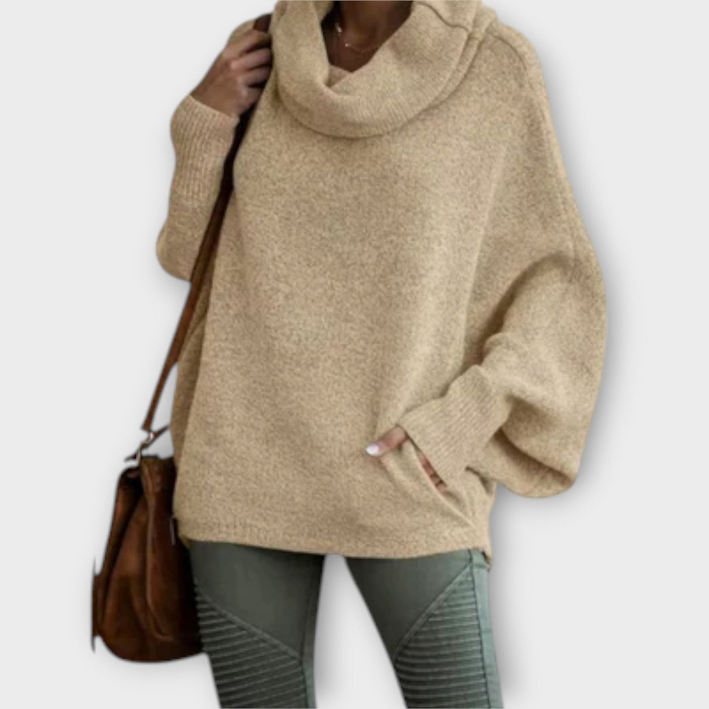 Ulrike - Elegante suéter para mujer en patrón de carey